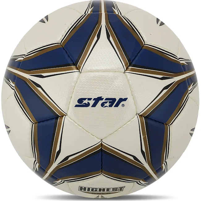 Футбольний м'яч SELECT
AR HIGHEST GOLD SB4015C №5 Comp
ite шкіра (Білий-темно-синій)
