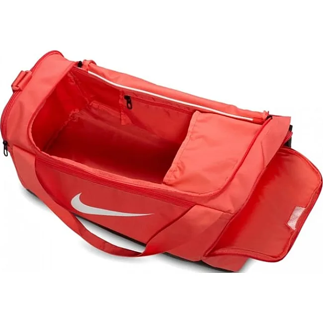 Сумка Nike NK BRSLA S DUFF – 9.5 41L красный, черный 51 x 28 х 28 см
