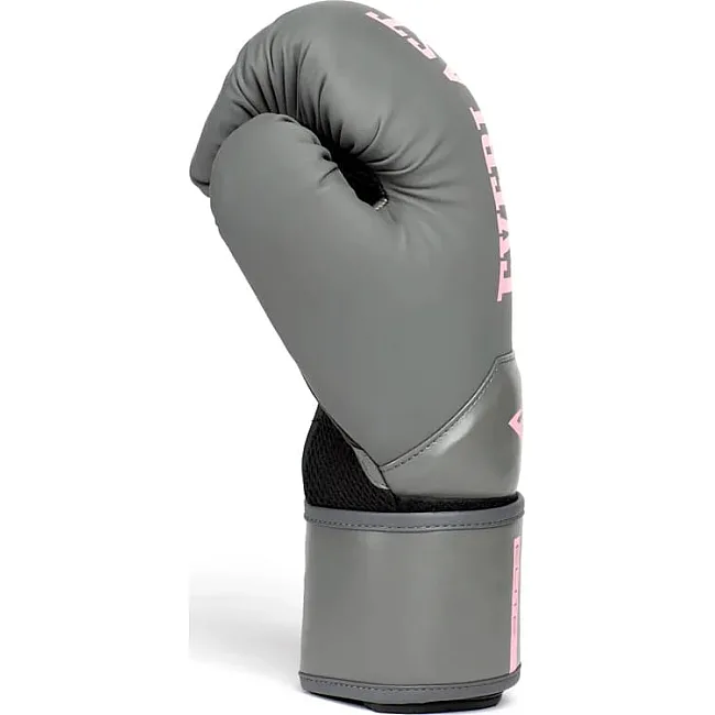 Боксерські рукавиці Everlast ELITE 2 BOXING GLOVES сірий, рожевий 14 унцій