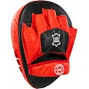 Лапа боксерская изогнутая тренировочная кожа BOXER
 2010-01 19х23х4см 2штуки (Черный-синий)