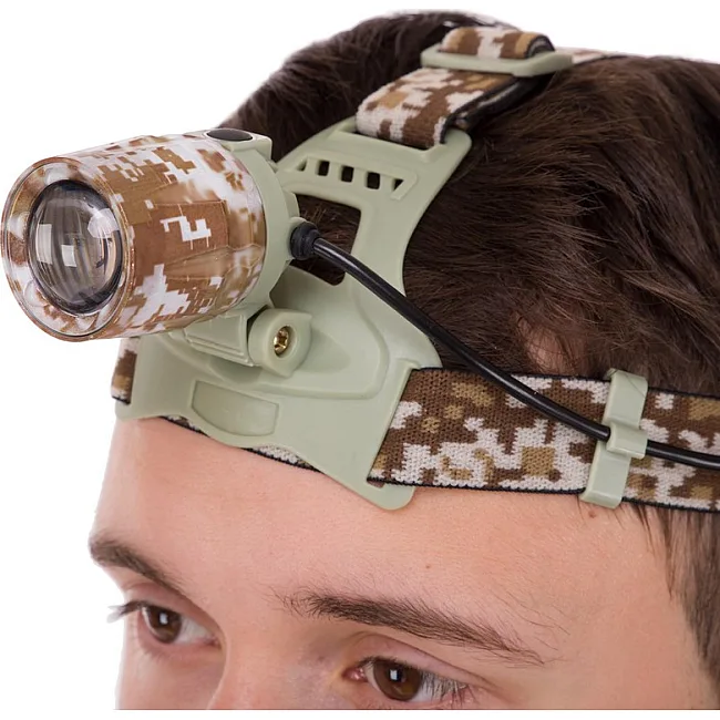Налобный фонарик
 SP-SPORT
 SY-8065M (Камуфляж Marpat)