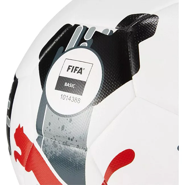Футбольный футбольный Puma Orbita 4 HYB (FIFA Basic) белый, черный, красный