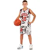 Детская баскетбольная форма
 NBA клуб Shuhoku 10 BA-6609 (Белый-красный)