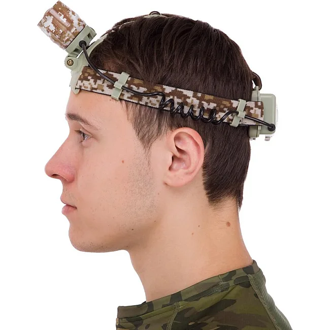 Налобный фонарик
 SP-SPORT
 SY-8065M (Камуфляж Marpat)
