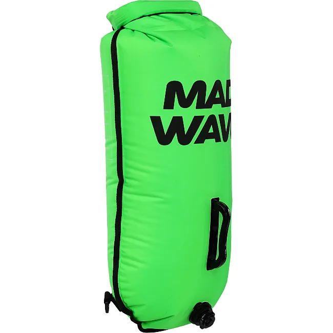 Сигнальный надувной буй MADWAVE M204901 DRY BAG (Зеленый)