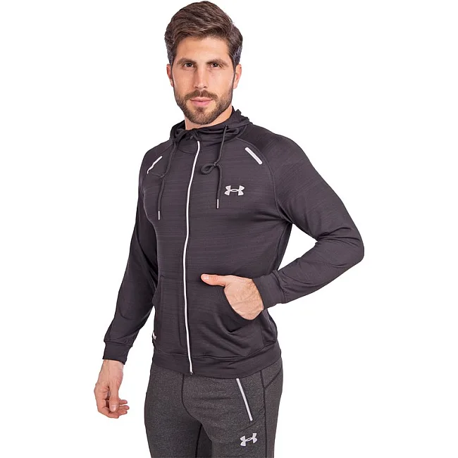 Распродажа! Спортивный костюм кофта на молнии и брюки UNDER ARMOUR CO-1833-8817-BK (Черный)