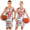 Детская баскетбольная форма
 NBA клуб Shuhoku 10 BA-6609 (Белый-красный)