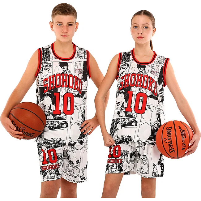 Детская баскетбольная форма
 NBA клуб Shuhoku 10 BA-6609 (Белый-красный)