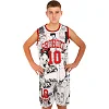 Детская баскетбольная форма
 NBA клуб Shuhoku 10 BA-6609 (Белый-красный)