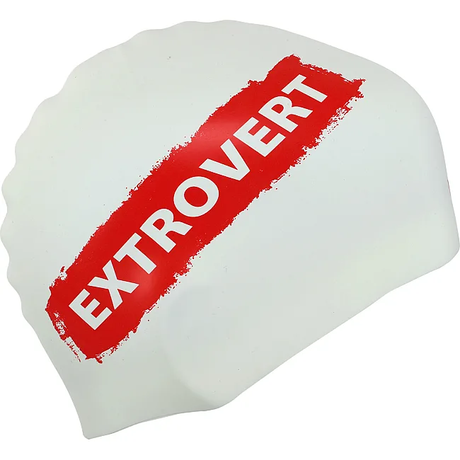 Шапочка для бассейна
 силиконовая для взрослых MADWAVE
 INTROVERT reversible M055336 (Черный-белый)