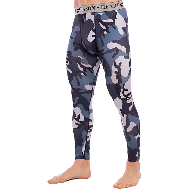Компрессионные штаны леггинсы тайтсы JASON 3037 (Камуфляж Multicam Black)