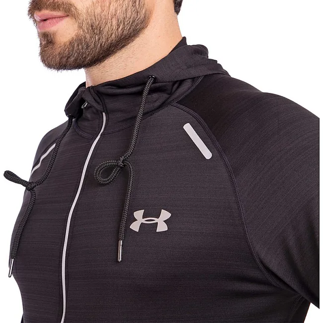 Распродажа! Спортивный костюм кофта на молнии и брюки UNDER ARMOUR CO-1833-8817-BK (Черный)