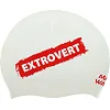 Шапочка для бассейна
 силиконовая для взрослых MADWAVE
 INTROVERT reversible M055336 (Черный-белый)