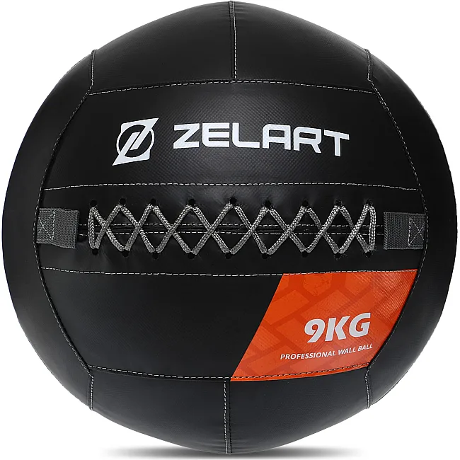 М'яч набивний медичний для кросфіту WALL BALL ZELART
 TA-7822-9 вага-9кг