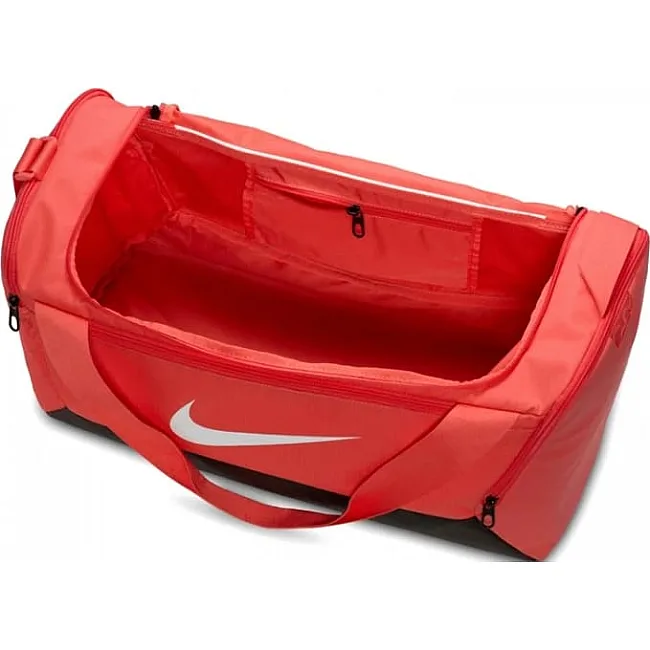 Сумка Nike NK BRSLA S DUFF – 9.5 41L красный, черный 51 x 28 х 28 см