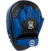 Лапа боксерская изогнутая тренировочная кожа BOXER
 2010-01 19х23х4см 2штуки (Черный-синий)