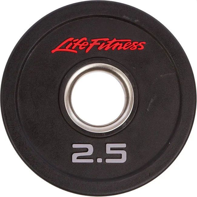 Блин для штанги полиуретановый
 LIFE FITNESS SC-80154-2_5 51мм 2,5кг