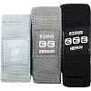 Набор резинок тканевых для упражнений ленты сопротивлений 3шт RESISTANCE STRAP EZOUS K-04