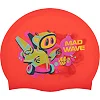 Шапочка для бассейна силиконовая юниорская MADWAVE Junior MAD BOT M057915 (Красный)