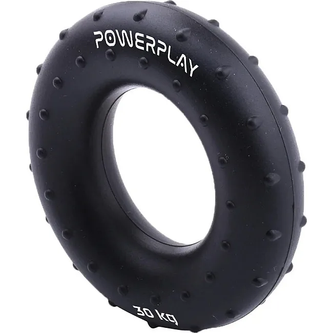 Эспандер кистевой силиконовый PowerPlay PP-4338 Hard 30 кг. Черный