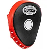 Лапа боксерская изогнутая тренировочная кожа BOXER
 2010-01 19х23х4см 2штуки (Черный-синий)