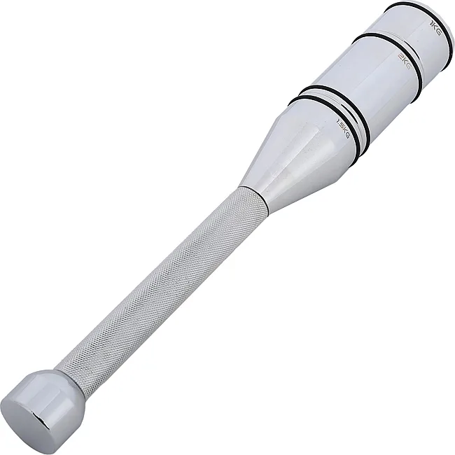 Біта сталева булава для кросфіту розсувна Adjustable Macebell MDbuddy FI-2513 1шт вага 12кг хром