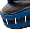 Лапа боксерская изогнутая тренировочная кожа BOXER
 2010-01 19х23х4см 2штуки (Черный-синий)