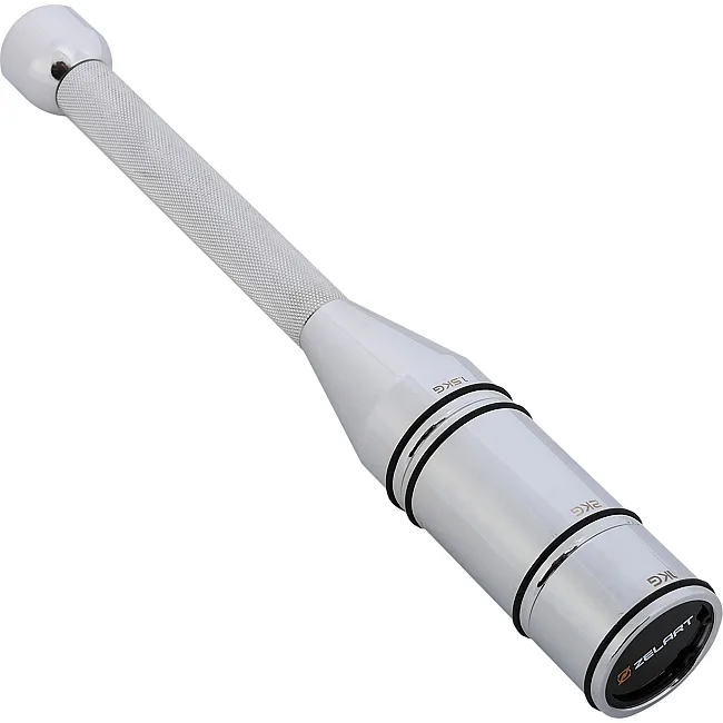 Біта сталева булава для кросфіту розсувна Adjustable Macebell MDbuddy FI-2513 1шт вага 12кг хром