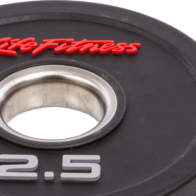 Блин для штанги полиуретановый
 LIFE FITNESS SC-80154-2_5 51мм 2,5кг