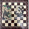 Шахматы MADON Набор: шахматы, шашки, нарды коричневый, бежевый 47х47см