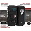 Пади для тайського боксу RDX T1 Curved Thai Kick Pad Black (1 шт.)