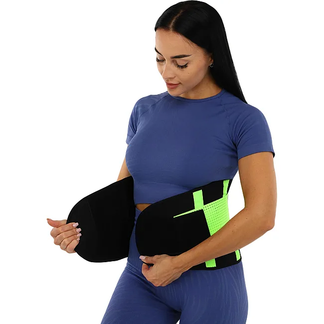 Пояс корсетный для спорта Экстрим Пауэр Белт (extreme power belt) FIT NOW BC-3456 (Салатовый)