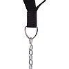 Пояс атлетический для отягощения текстильный с цепью и карабином VALEO Dipping Belt TA-4422 спинка-17см