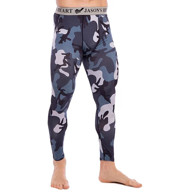 Компрессионные штаны леггинсы тайтсы JASON 3037 (Камуфляж Multicam Black)