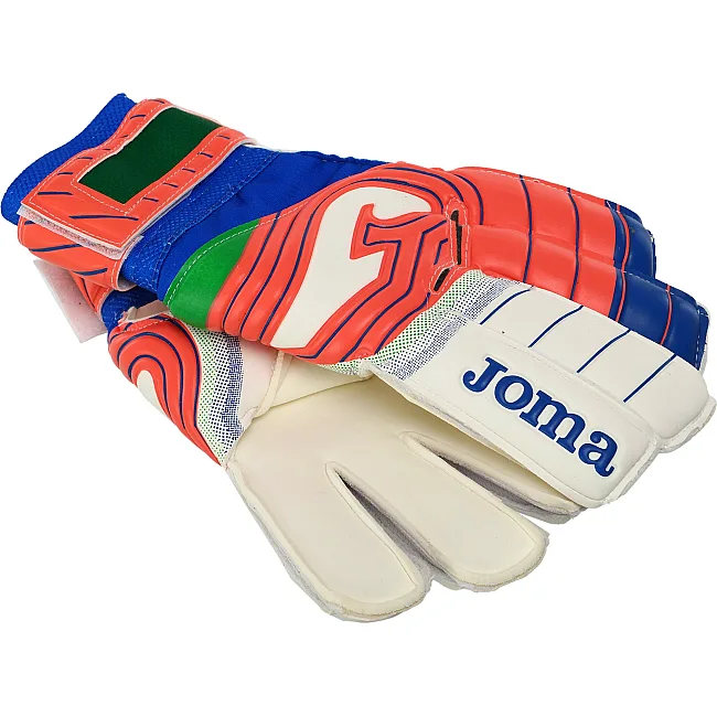 Вратарские перчатки
 профессиональные с защитой пальцев JOMA

 BRAVE 401183-220
 7-12 (Белый-красный-синий)