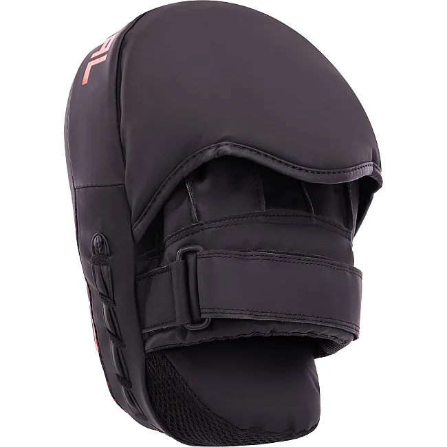 Лапа боксерская изогнутая тренировочная FLEX FISTRAGE VL-5485 24x18x6см 2штуки (Черный-салатовый)