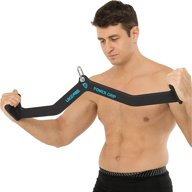 Рукоять для тяги с широким хватом
 Wide Grip нескользящее покрытие LiveUp LP8328 85см