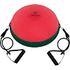 Балансировочная платформа полусфера BU с эспандерами BU BLOOM BALANCE TRAINER LB7052 (Красный)