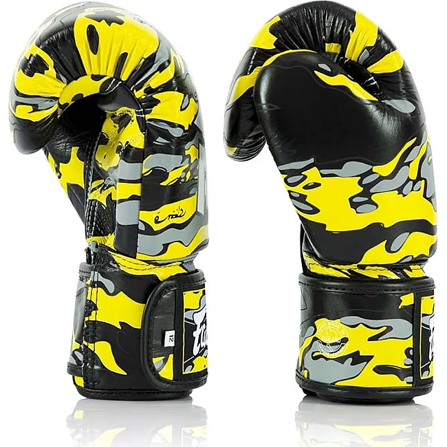 Перчатки боксерские Fairtex BGV-ONE X STBG (натуральная кожа) (бинты в комплекте)