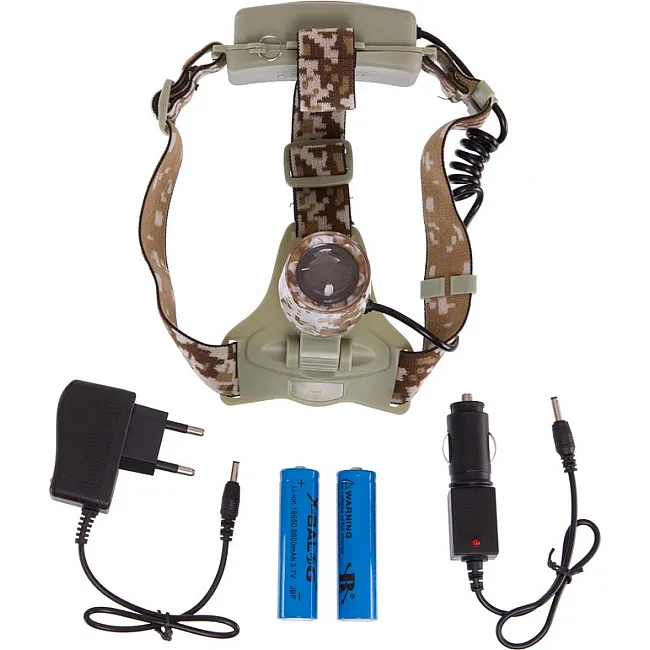 Налобный фонарик
 SP-SPORT
 SY-8065M (Камуфляж Marpat)