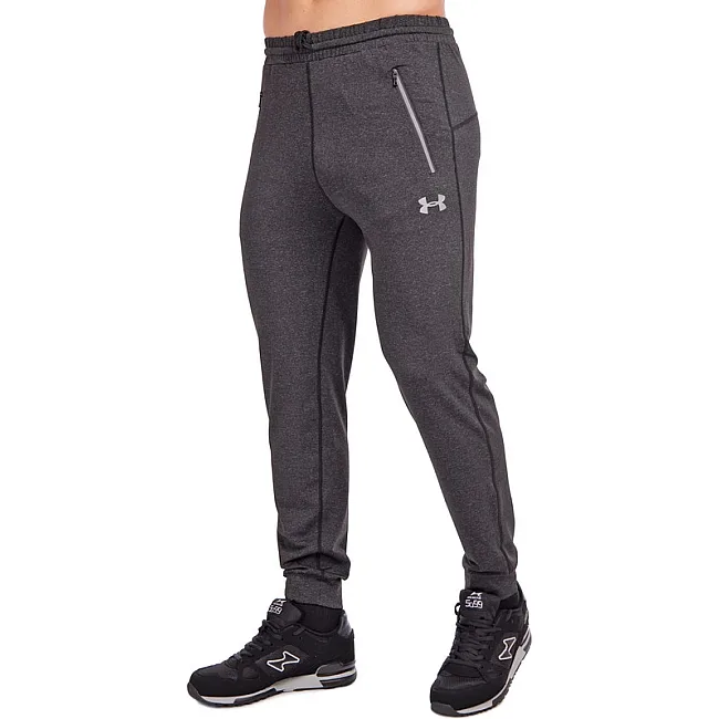 Распродажа! Спортивный костюм кофта на молнии и брюки UNDER ARMOUR CO-1833-8817-BK (Черный)