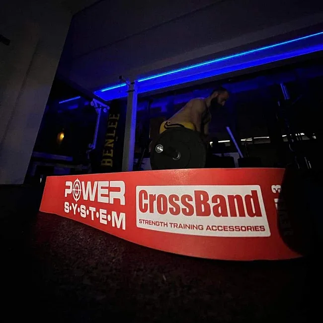 Резинка для подтягиваний POWER SYSTEM PS-4053 CrossFit Level 3 Blue (сопротивление 15-40 кг)