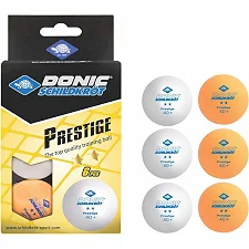 Мячи Donic Prestige 2* 40+ 6шт white+orange