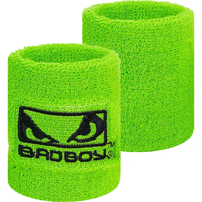 Спортивный напульсник впитывающий влагу BAD BOYBC-5762 1шт (Салатовый)