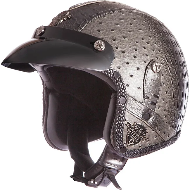 Открытый мотошлем
 Три четверти для чоппера Ретро-Каска VINTAGE MS-555K-GR