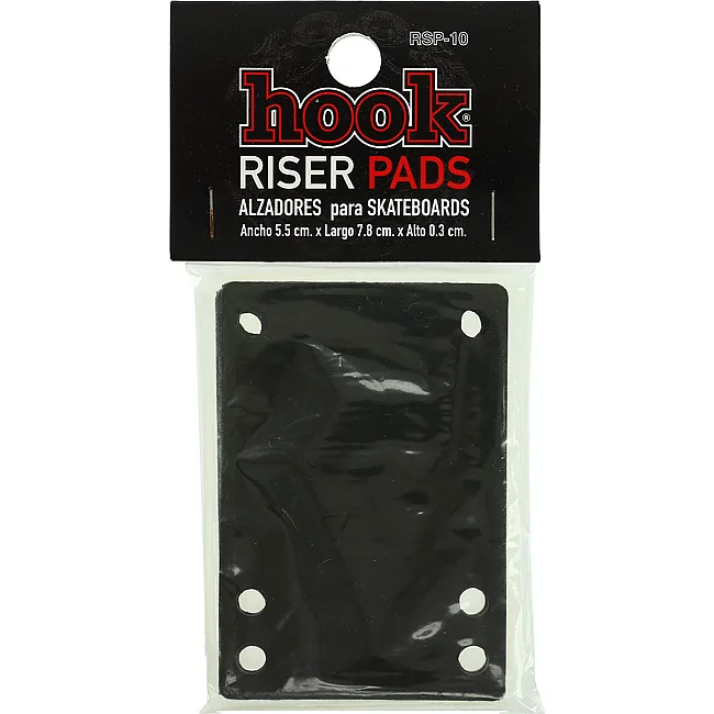 Набор подкладок райзеров под траки для скейтборда Riser pads 2штуки Hook SK-2164 2шт