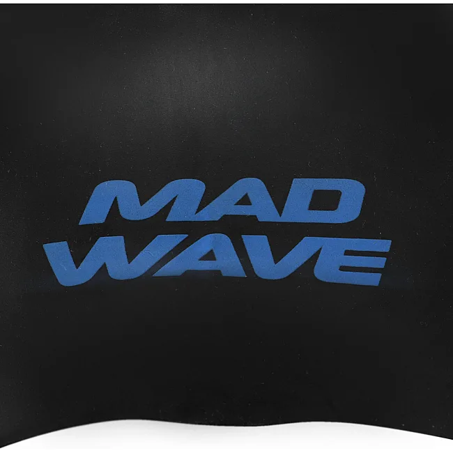 Шапочка для бассейна
 силиконовая для взрослых MADWAVE
 INTROVERT reversible M055336 (Черный-белый)