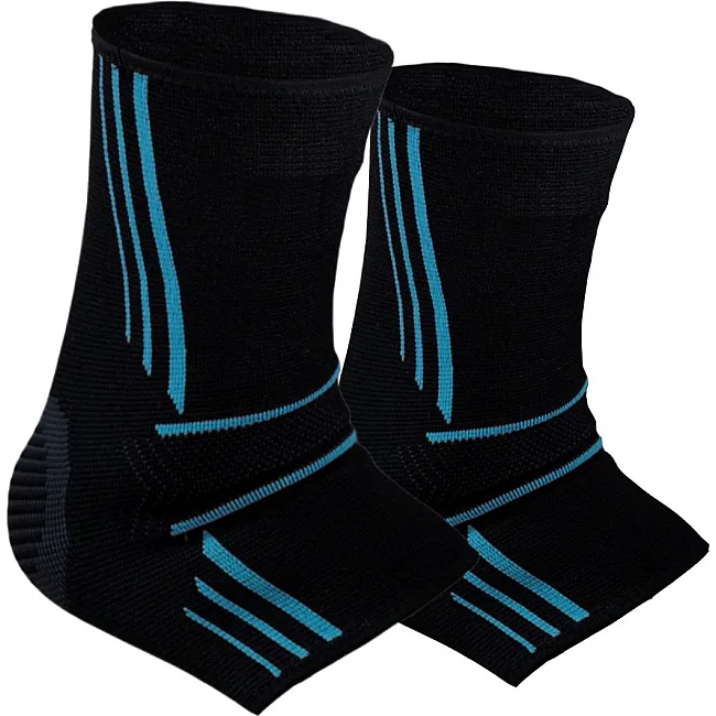 Бандажи на голеностоп POWER SYSTEM PS-6022 Ankle Support Evo Black/Blue (пара)