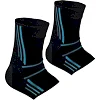 Бандажи на голеностоп POWER SYSTEM PS-6022 Ankle Support Evo Black/Blue (пара)