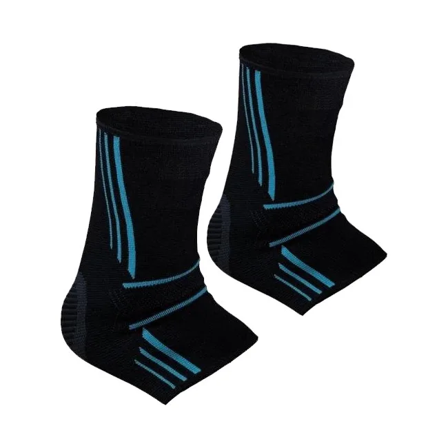 Бандажи на голеностоп POWER SYSTEM PS-6022 Ankle Support Evo Black/Blue (пара)